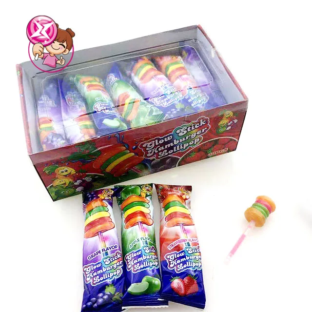 10 г ярких флуоресцентных палочек в форме гамбургера