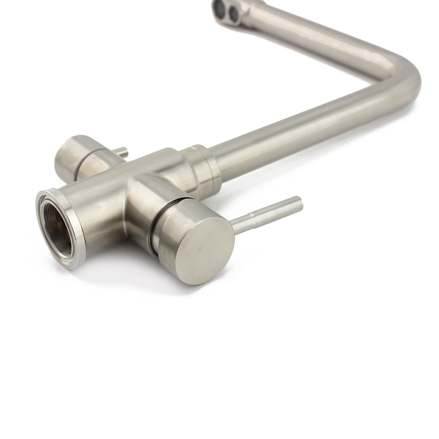 High Quality hot selling Stainless Steel 304 Mixer 3 way water Tap Hot Cold Purified Water Taps home products Kitchen Faucets