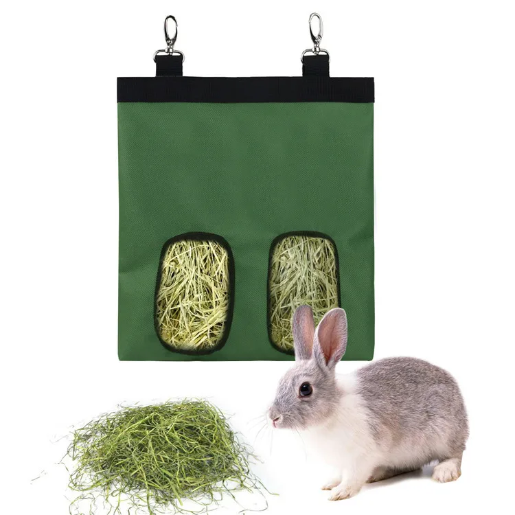 Small pet rabbit hay bag chinchilla rat feeding bag mole feeding bag
