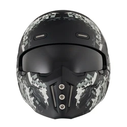 Factory Low Price For Sale Motor Bike Helmet For Universal Flip Up Electric Motor Cycle Head Guard Classic Helmets Motorcycle