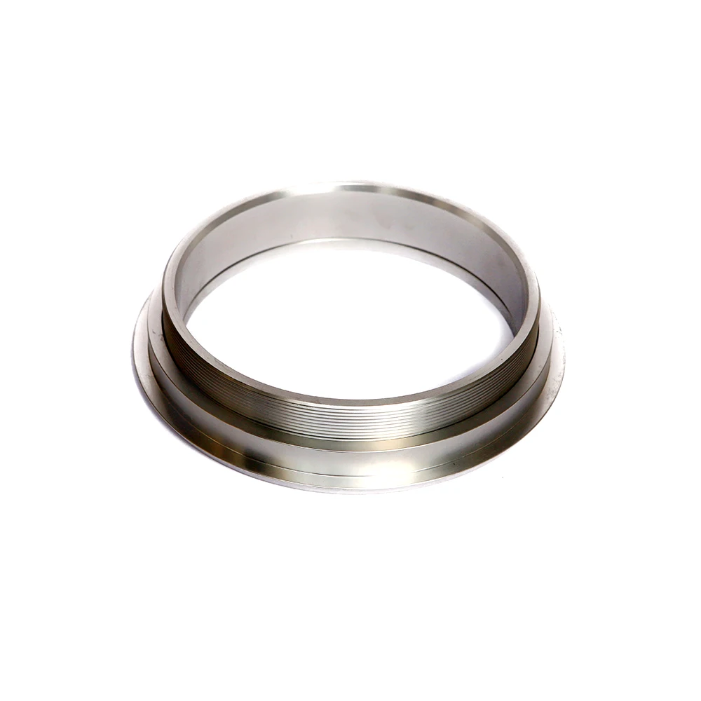 
High professional manufacture low price high quality Lathe processing customized CNC parts silver white Oil seal 