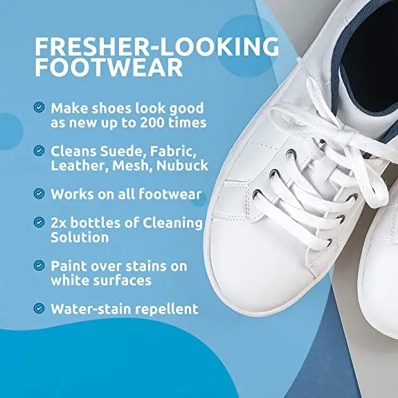 Shoe care kit ceaner and conditioner suede leather canvas nubuck  brush shoe cleaning kit