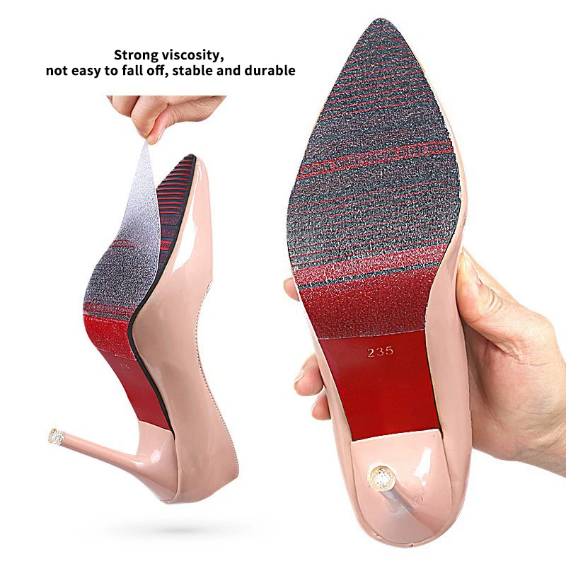 Self Adhesive Anti-slip Crystal Clear Sole Sticker Protector Sneaker Shoe Soles Protector Film For Shoes And High Heels