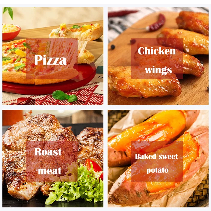 Gas Electric Pizza Oven Commercial Toasters Pizza Ovens Commercial Kitchen BBQ Outdoor Roasting Oven Pizza Baking Equipment