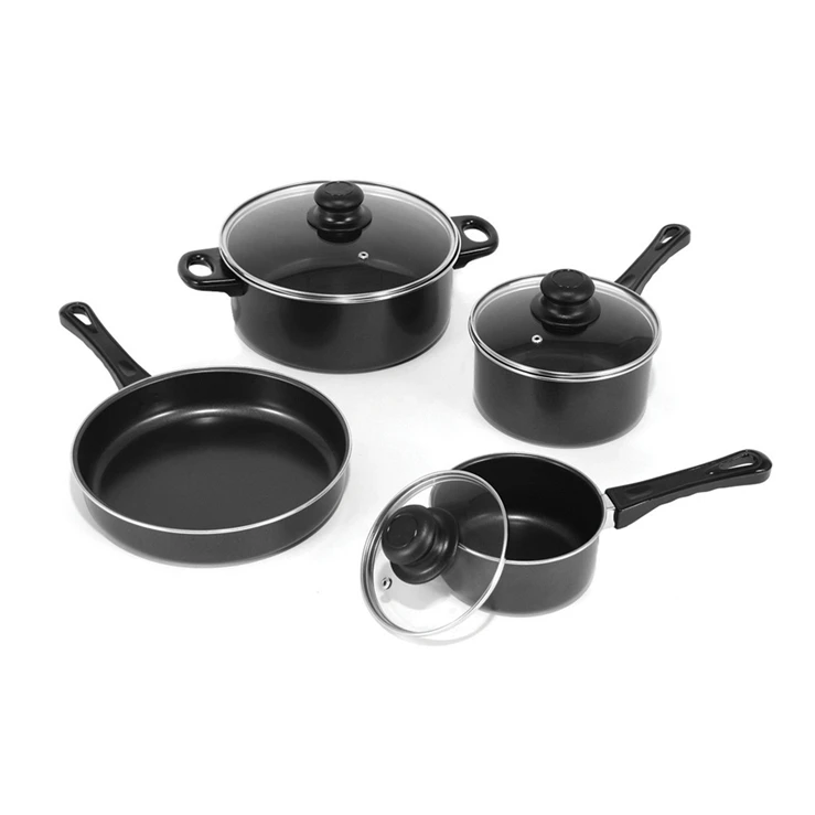 Top sale and cheap aluminum cooking pot cookware set