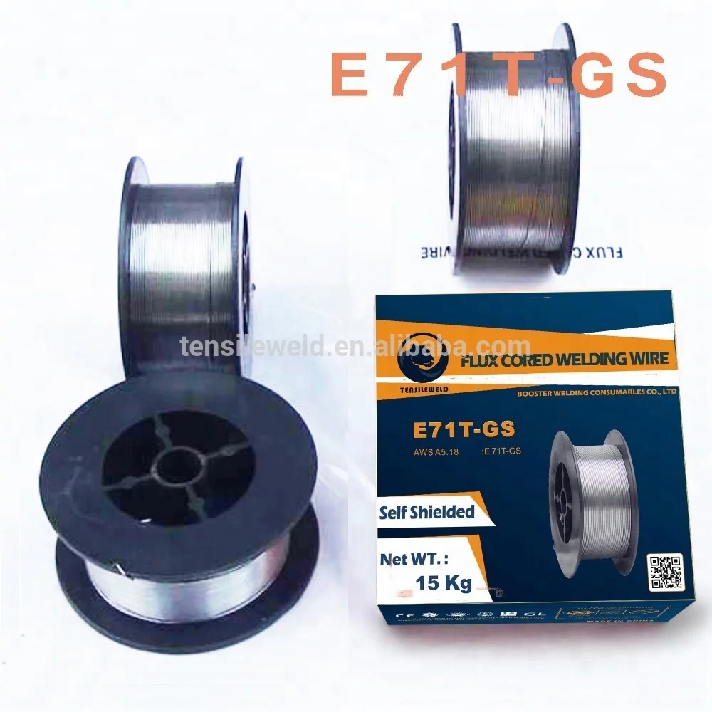 Offer Sample Gasless Flux Core Welding Wire E71T-GS Metallic Powder Flux Cored Wire For Rolling Stock And Ships