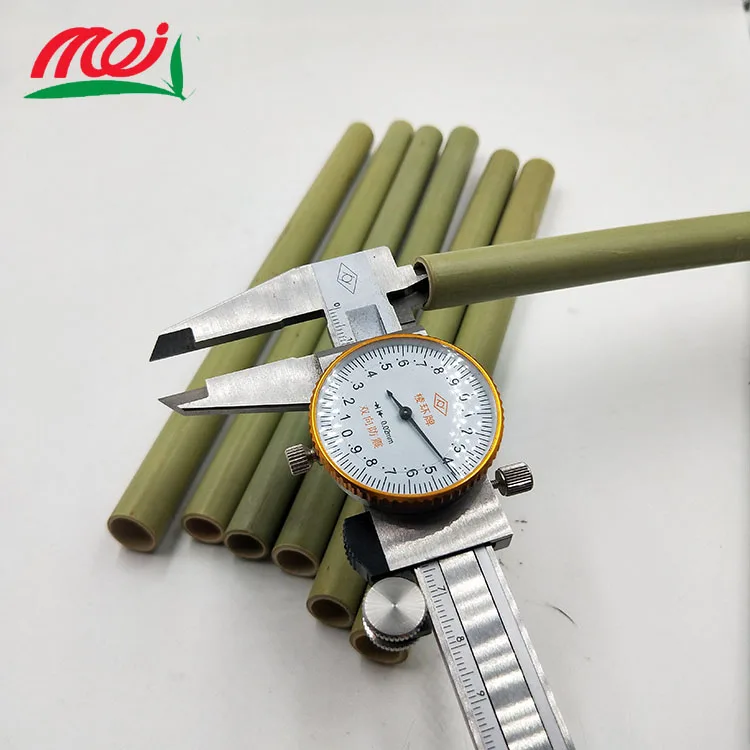 Cutlery Eco Friendly Small Hemp Biodegradable 7 inch natural bamboo Boba Fiber Disposable Fabric Drink straw