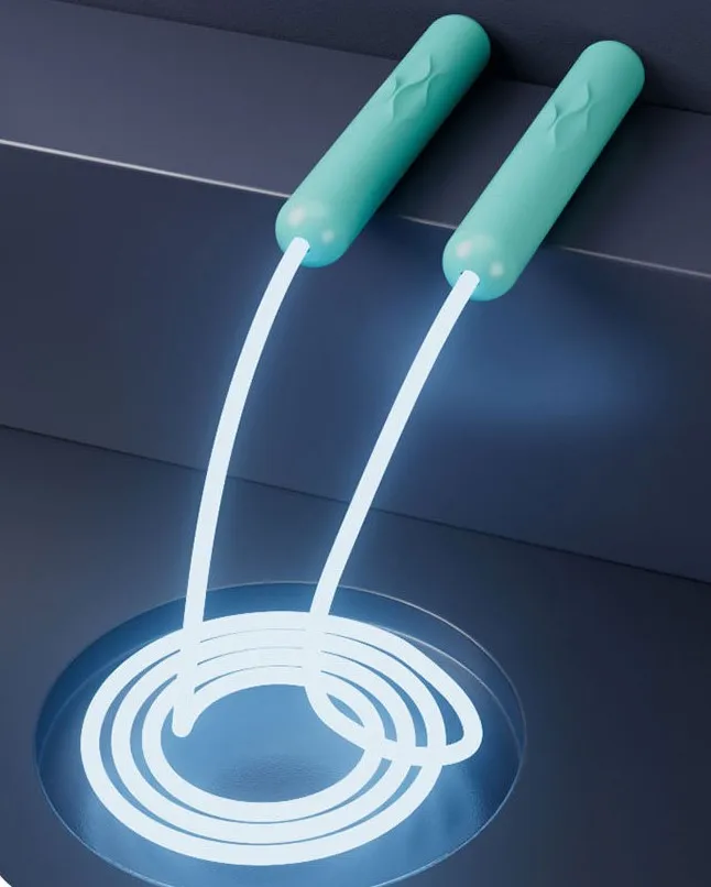 YINGPEI High Quality Adjustable length light luminous Led Skipping Jump Rope For Kids&adults