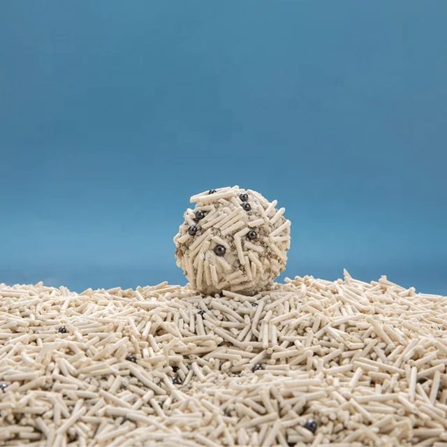 China Manufacturer Wholesale Dust Free Clumping Deodorizer Bentonite 2.0mm Tofu Mixed Cat Litter Sand