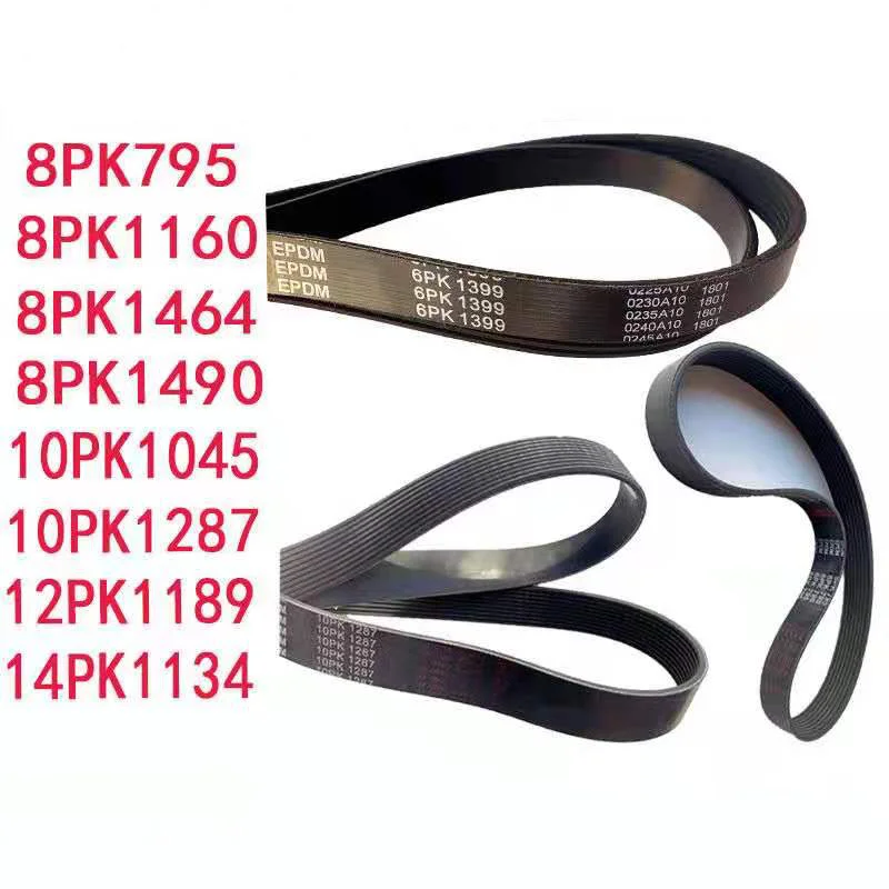 Supply 3PK/4/5/67/8/9PK drive belt fan belt.