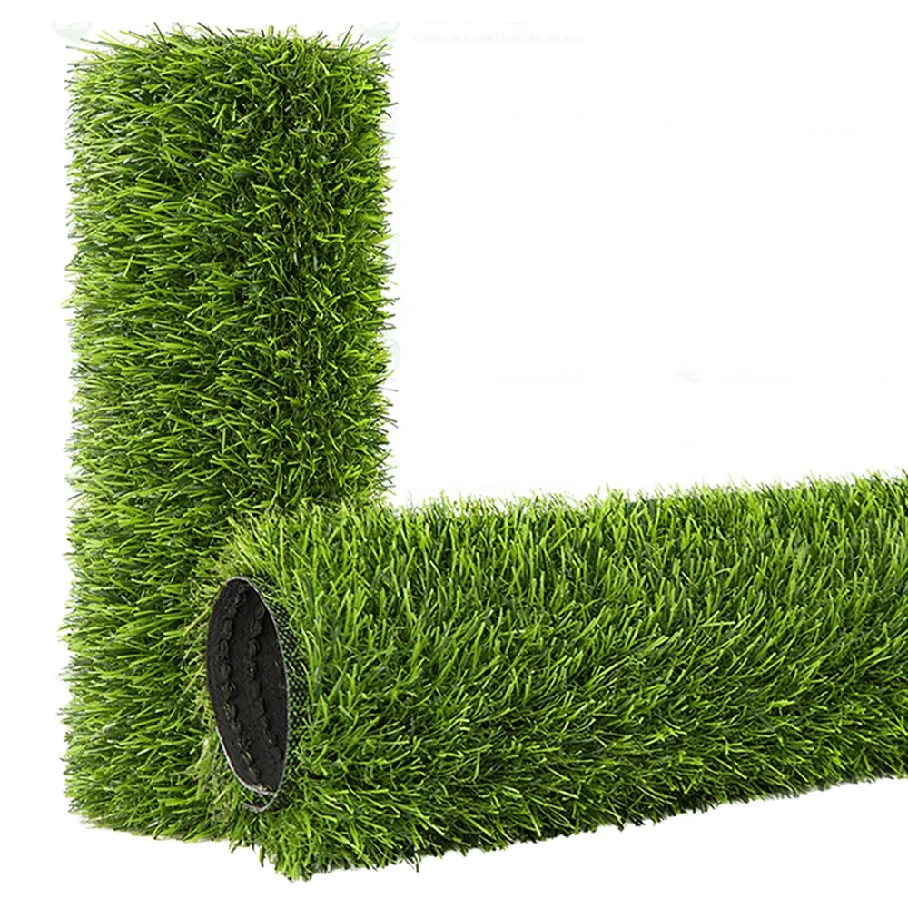 Le gazon artificiel Tapis artificiel gazon Pelouse en plastique Terrain de football gazon artificiel