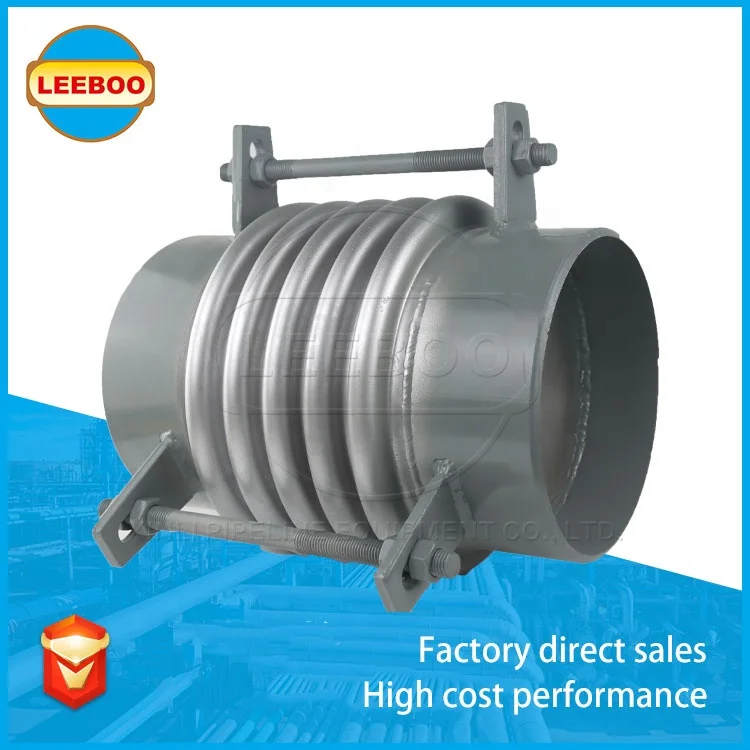 High temperature resistant industrial gas thermal pipe welded flexible stainless metal expansion joint corrugated metal bellows