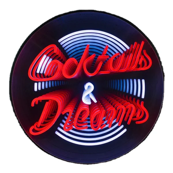 Fashion Star Astronaut Custom Infinity Mirror for Wall Decor Business Firm Presentation LED Framed Lighting Shop Signboard