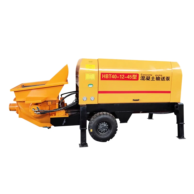 20m3\/h Diesel Engine Concrete Line Pump,Trailer Mounted Concrete Pump Concrete Mixer and Pump