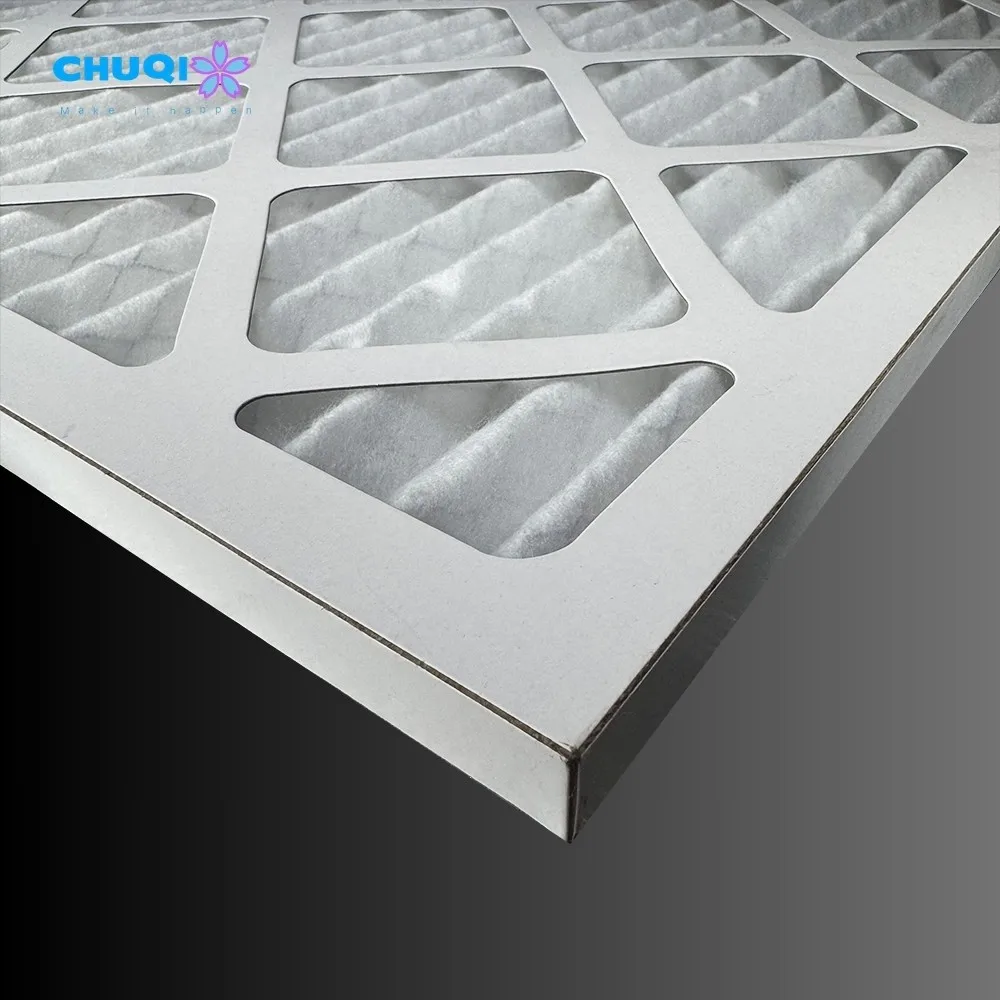 Индивидуальная этикеточная бумага 20x20x1 MERV 8 HVAC воздушный фильтр для дома с логотипом Кондиционер печи