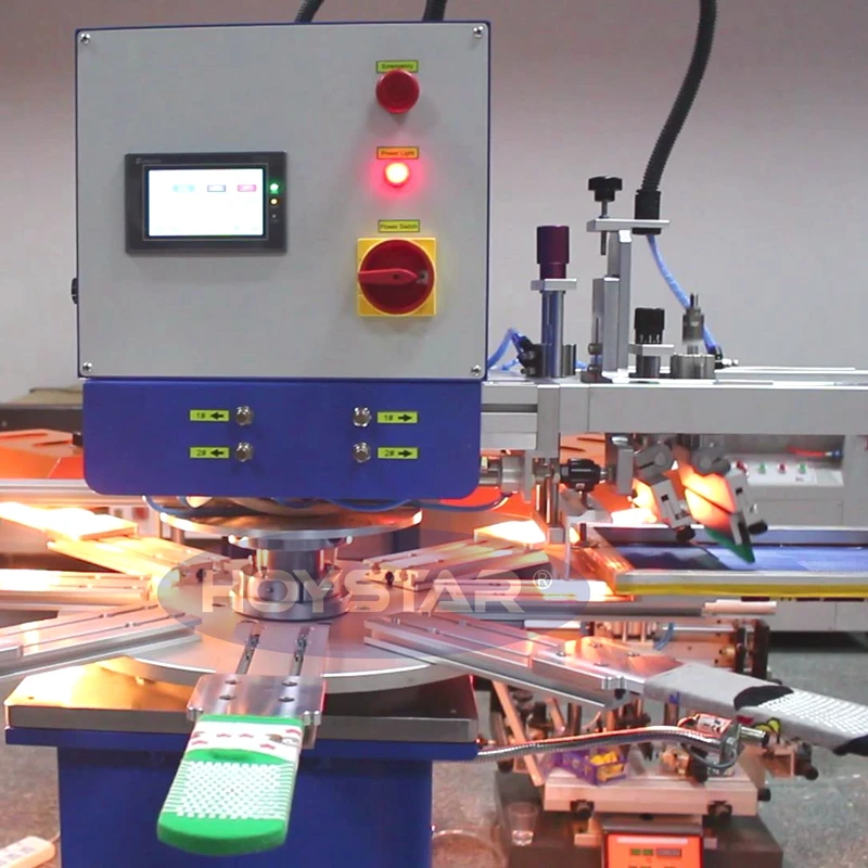 2 color screen printing machine for silicone tape attached for anti slip sock