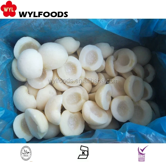 White peach iqf from china with BRC