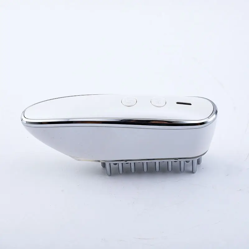 Handheld rf ems red light muscle relaxation hair massage comb photon beauty device