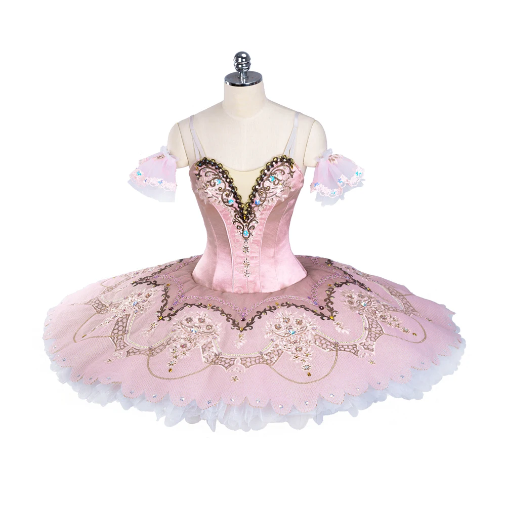 ballet tutu costume  adult customized classical pink fairy dance dress  women competition 12 layers Ballet  tutu professional