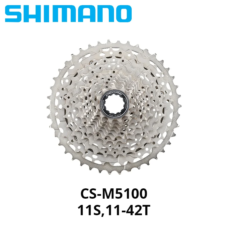SHIMANO CS M5100 11 скорость кассета sprocke CS-M5100 свободного хода горный велосипед MTB цепи 11-скоростных 11-51T 42 т велосипедные