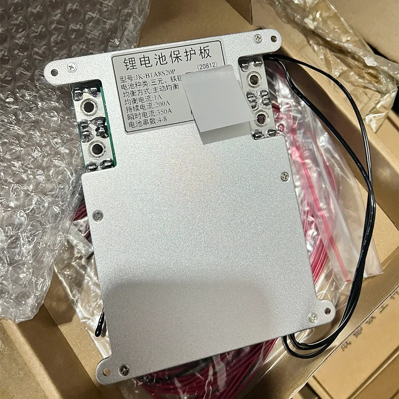 Система управления аккумулятором Jk Bms 8s 16s 20s 24s 12v 24v 48v 100a 150a 200a умный активный баланс Lifepo4