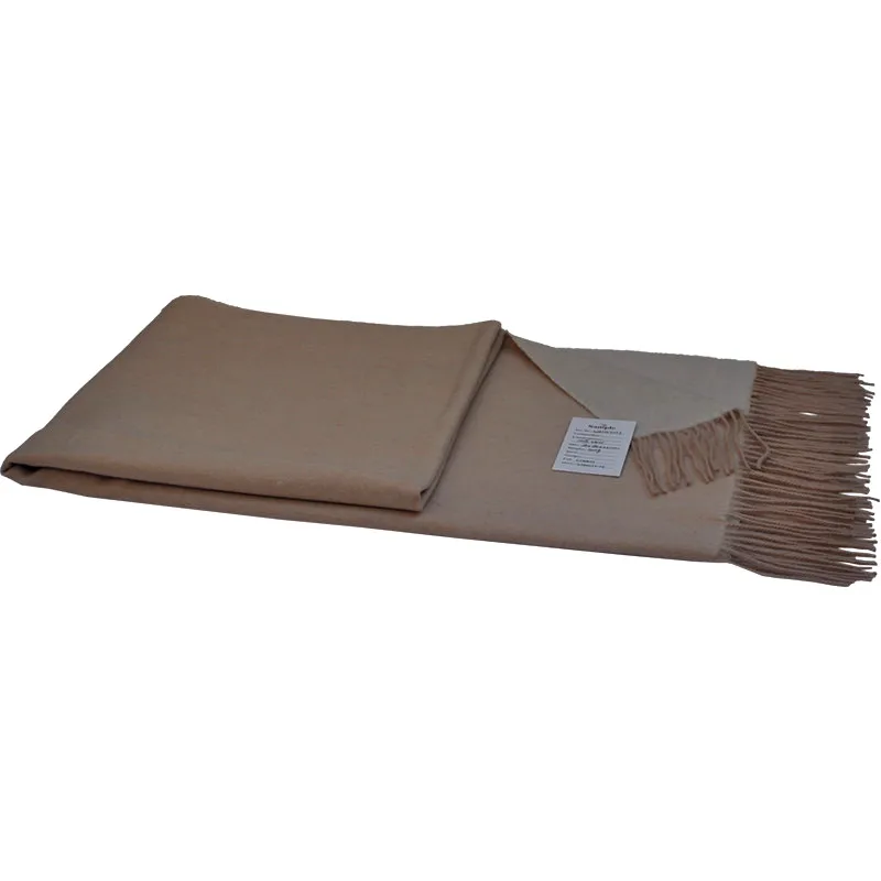 100% шерстяная двухсторонняя шаль