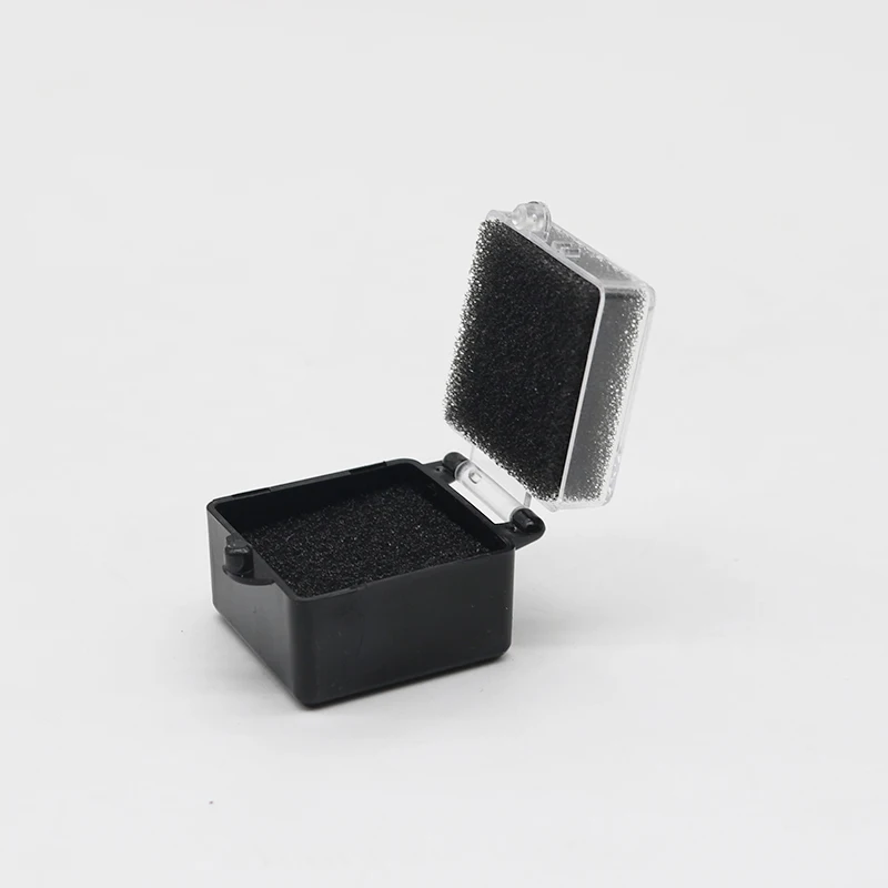 Black Dental Lab Packaging Plastic Box with Foam for Single Crowns Bridge Large and Small