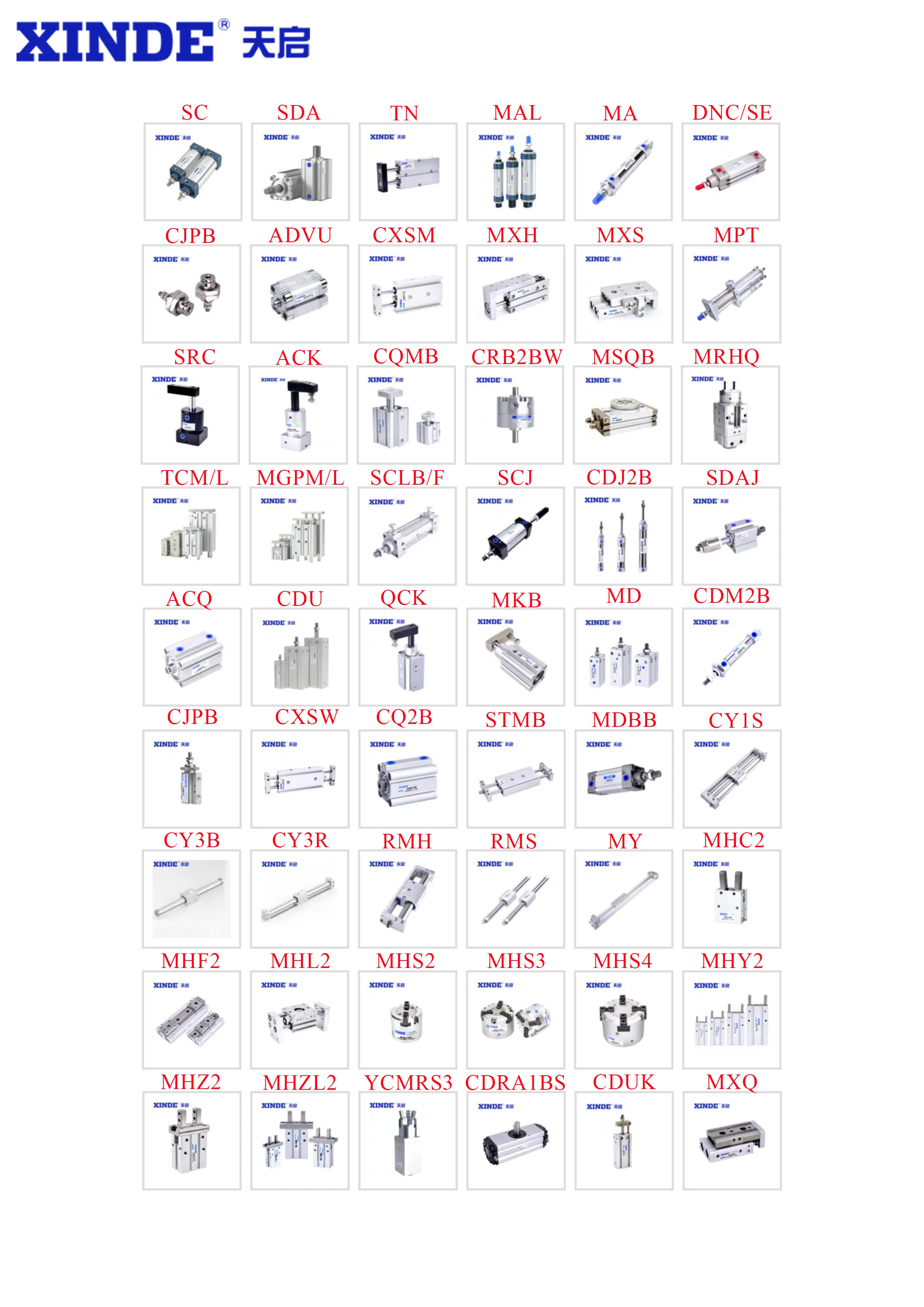 CLR Linear Rotary Pneumatic Clamping Cylinders New Piston Structure-CLR12/16/20/25/32/40/50 Models 10/20/50 L/R Options