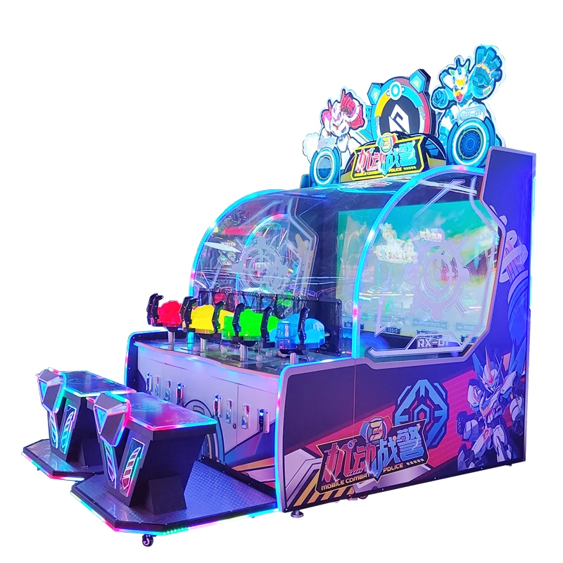 New four-person shooting game console coin-operated game console multi-entry game equipment