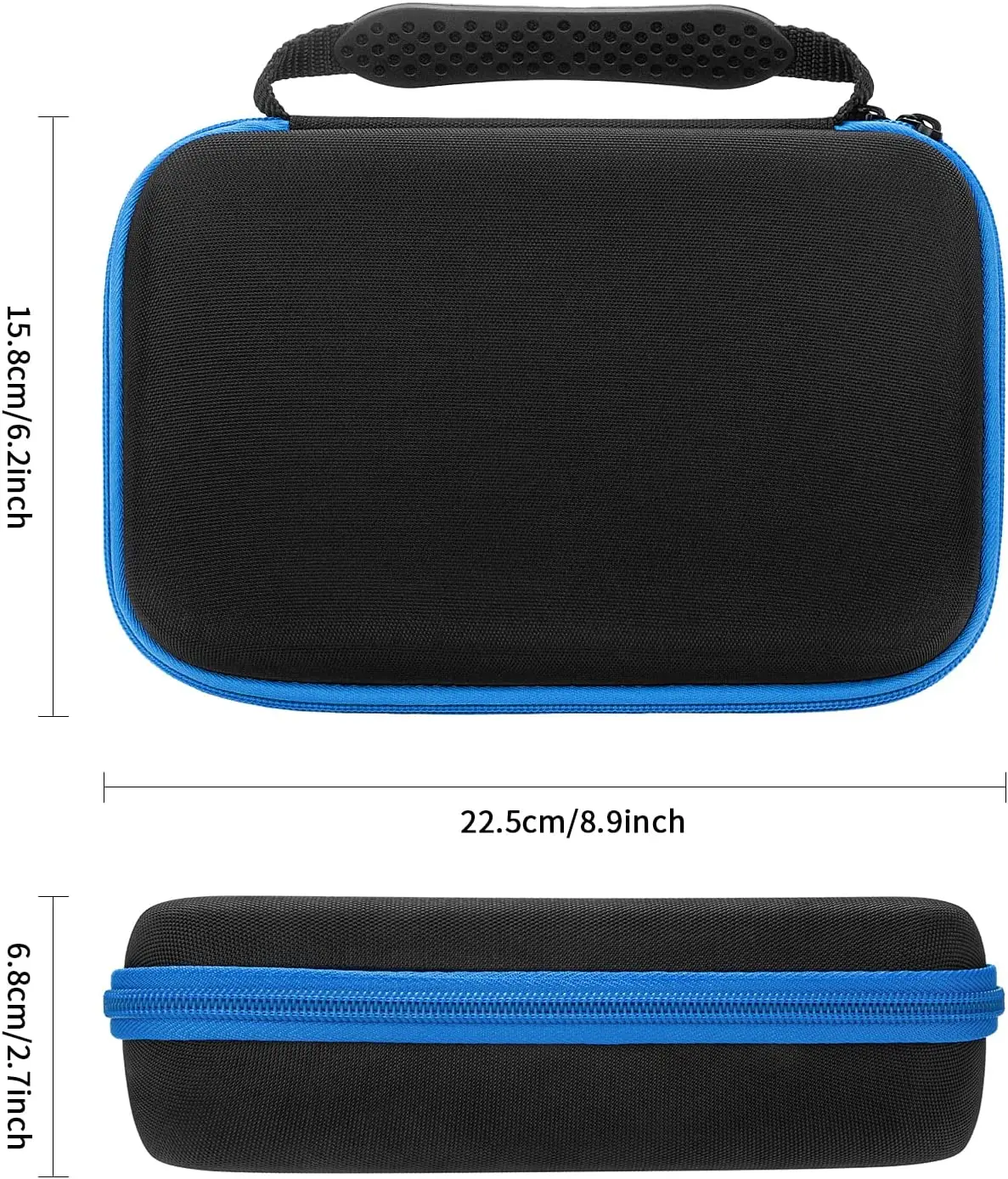 Case for Philips Razor Hair Trimmer Multigroom Series 7000/5000/3000, Hard Travel Case (Blue)