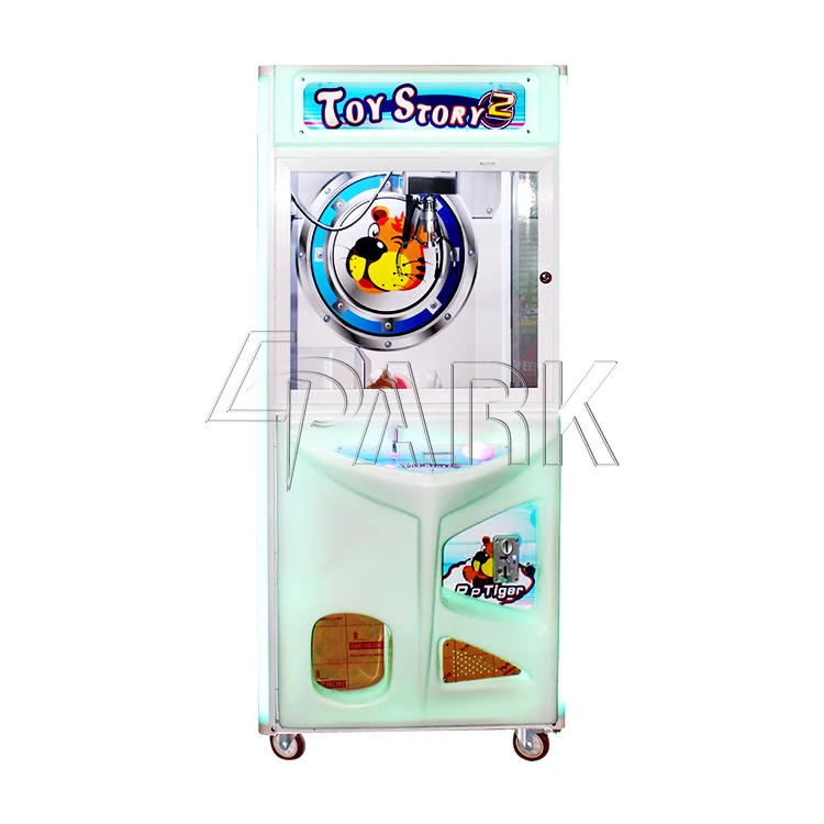 
Electronic coin operated PP Tiger 2 toy crane gift claw crane game machine for sale 
