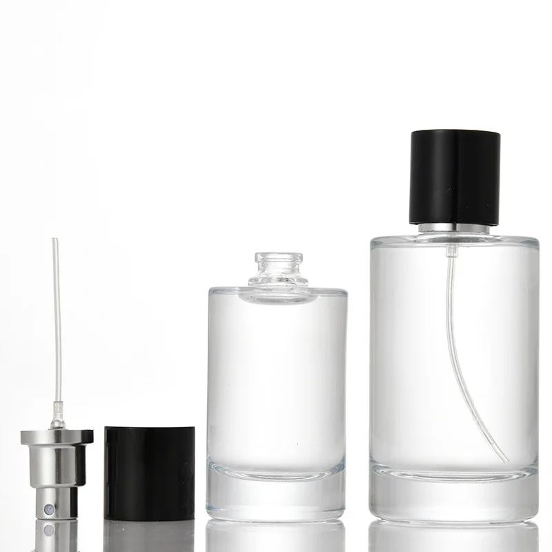 50 ml 100 ml portable travel empty glass spray perfume bottle atomizer bottle