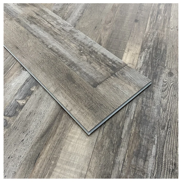 SPC 4 mm 0.3 mm Wear Layer Wood Vinyl Plank Flooring Cheap Floor Tiles Flooring Vinyl Wood
