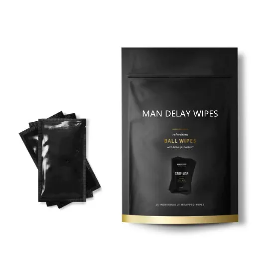Wholesale Natural Man Delay Sex long last Intimate Individual Package Mini Wet Wipes Sex Products for man