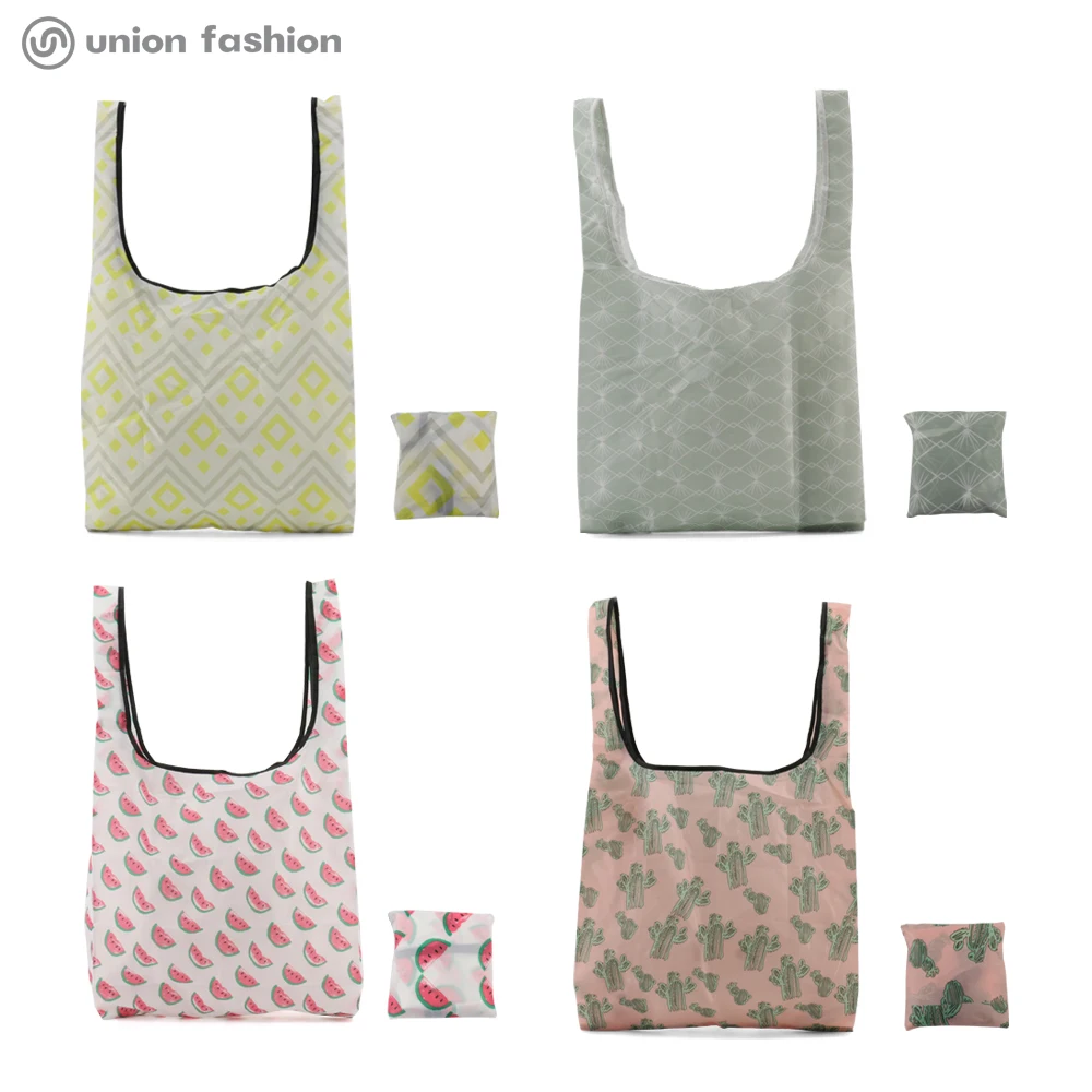 Custom Reusable Portable Cheap Price Eco Friendly Folding Recycle Shopping Bag