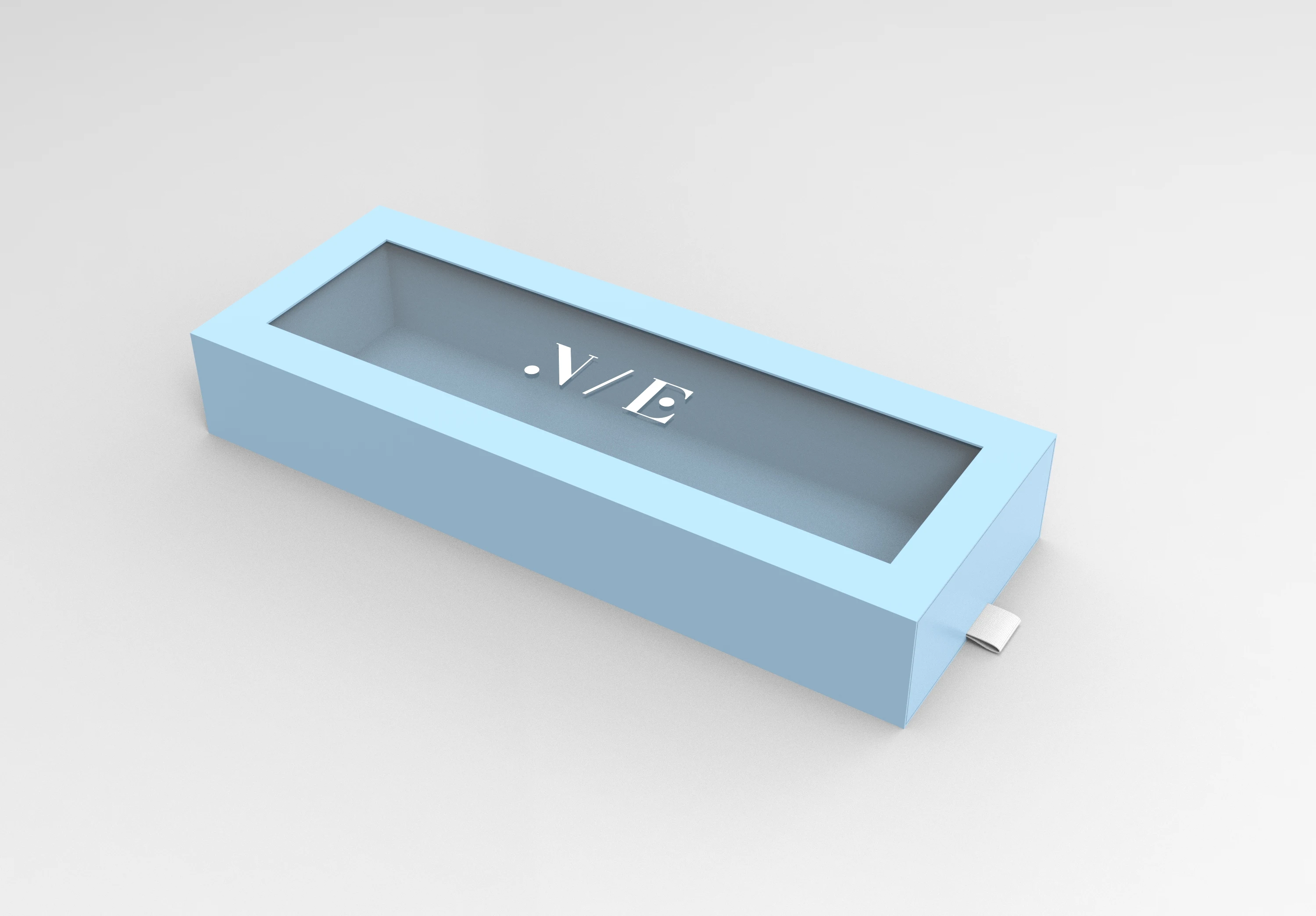 Custom Logo Pull Out Paper Packaging Drawer Rectangular Box With Open Window For Hair Extension Luxury Gift Box