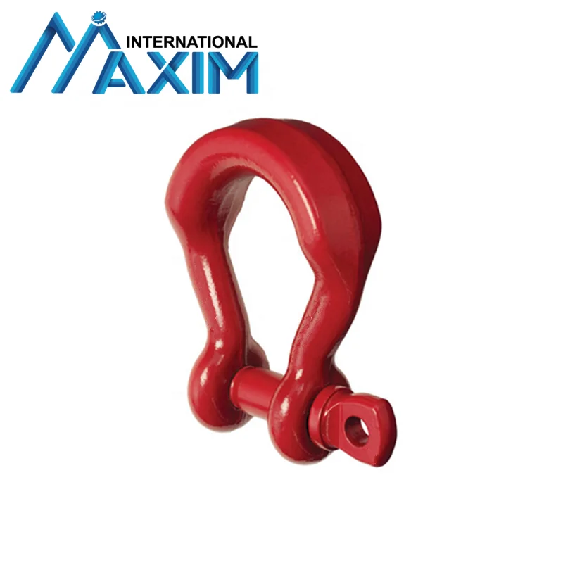 High Tensile 300ton Forged Alloy Steel Wide Body Sling Shackle