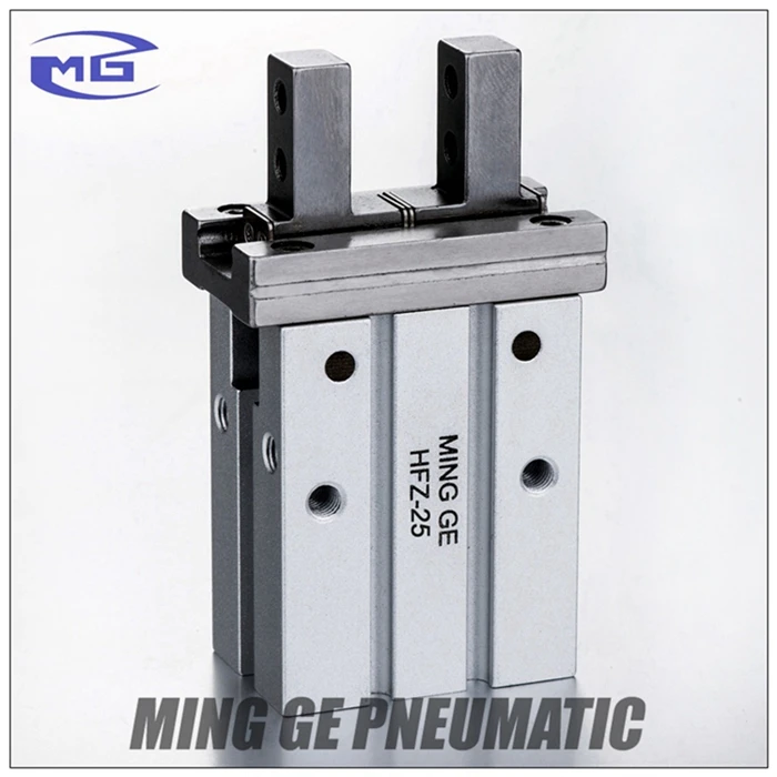 SMC Type HFZ-16 Parallel Pneumatic Air Gripper Linear Guide Parallel Style Pneumatic Finger Cylinder
