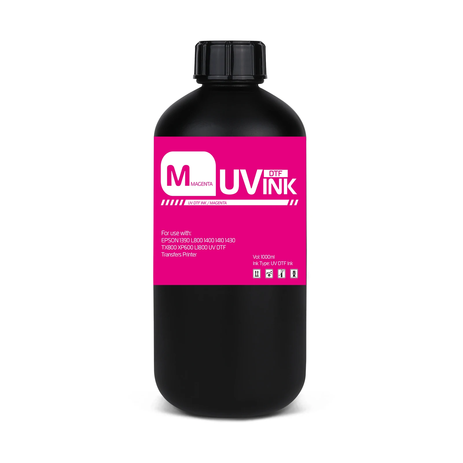 Xcellent 1000ML Hot sale High quality  DTF UV ink for EPSON 1390 L800 1400 1410 1430 TX800 XP600 L1800 UV DTF Transfers Printer