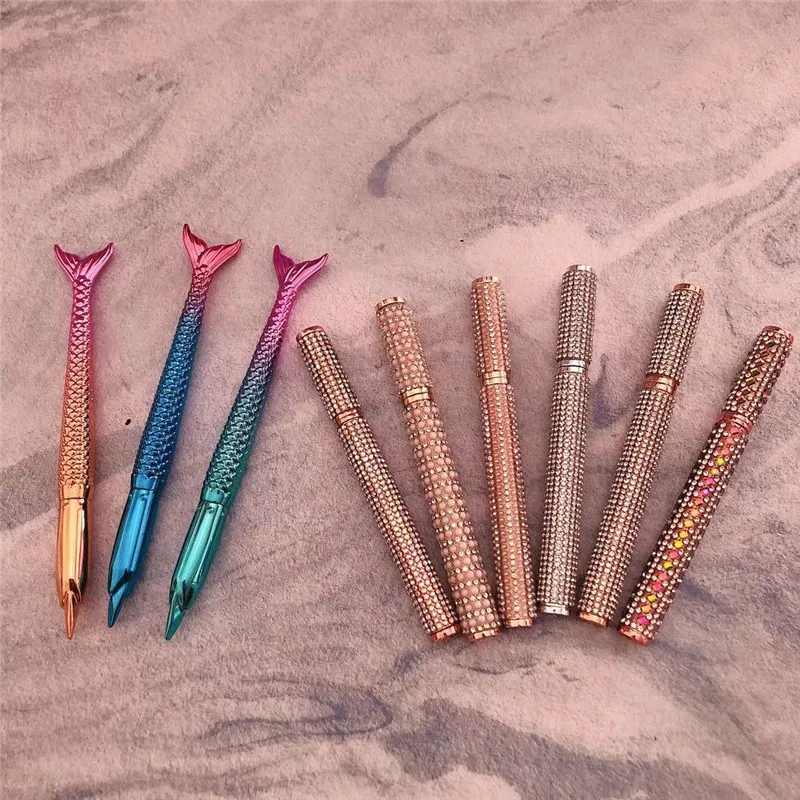 liquid waterproof magic adhesive lashglue pen eyeliner diamond magnetic eyelash glue pen suitable for eye lash