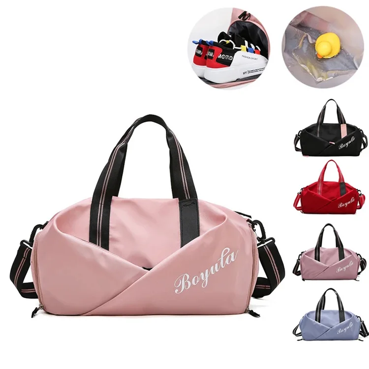 
Women Dry Wet Separation Fitness Handbag Training Bags Travel fitness accessories gym Bag 