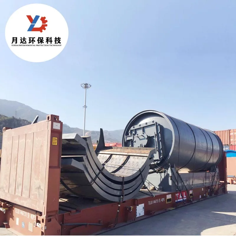 2800*8000 Non-pollution used tire pyrolysis plant with new patents
