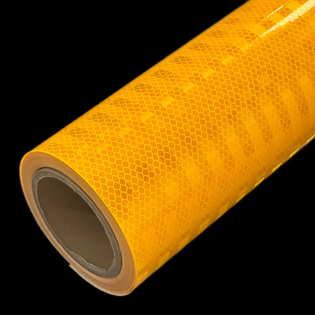 Approved 10 Years Roadway Safety Diamond Grade Yellow Acrylic Prismatic Reflective Sheeting