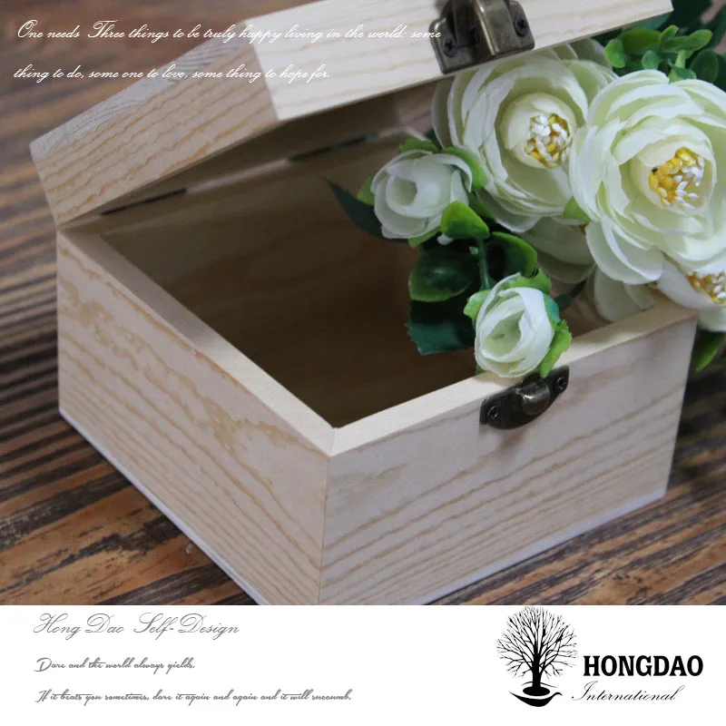 
HONGDAO wooden boxes for jewelry chocolates box with lock 