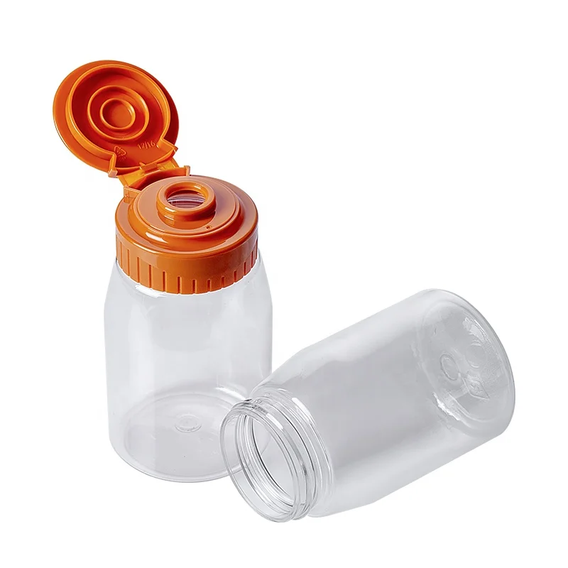 110ml  pet empty honey squeeze bottle plastic honey packaging bottle with Silicone valve flip top cap