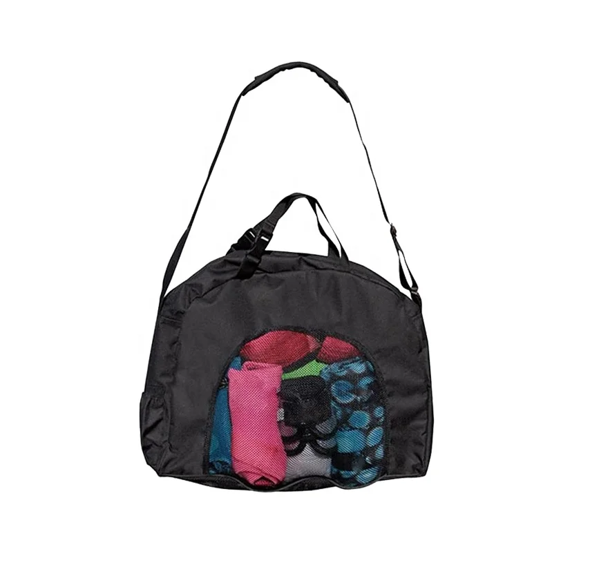 Printing Nylon Black Horse Feed Hay Bag