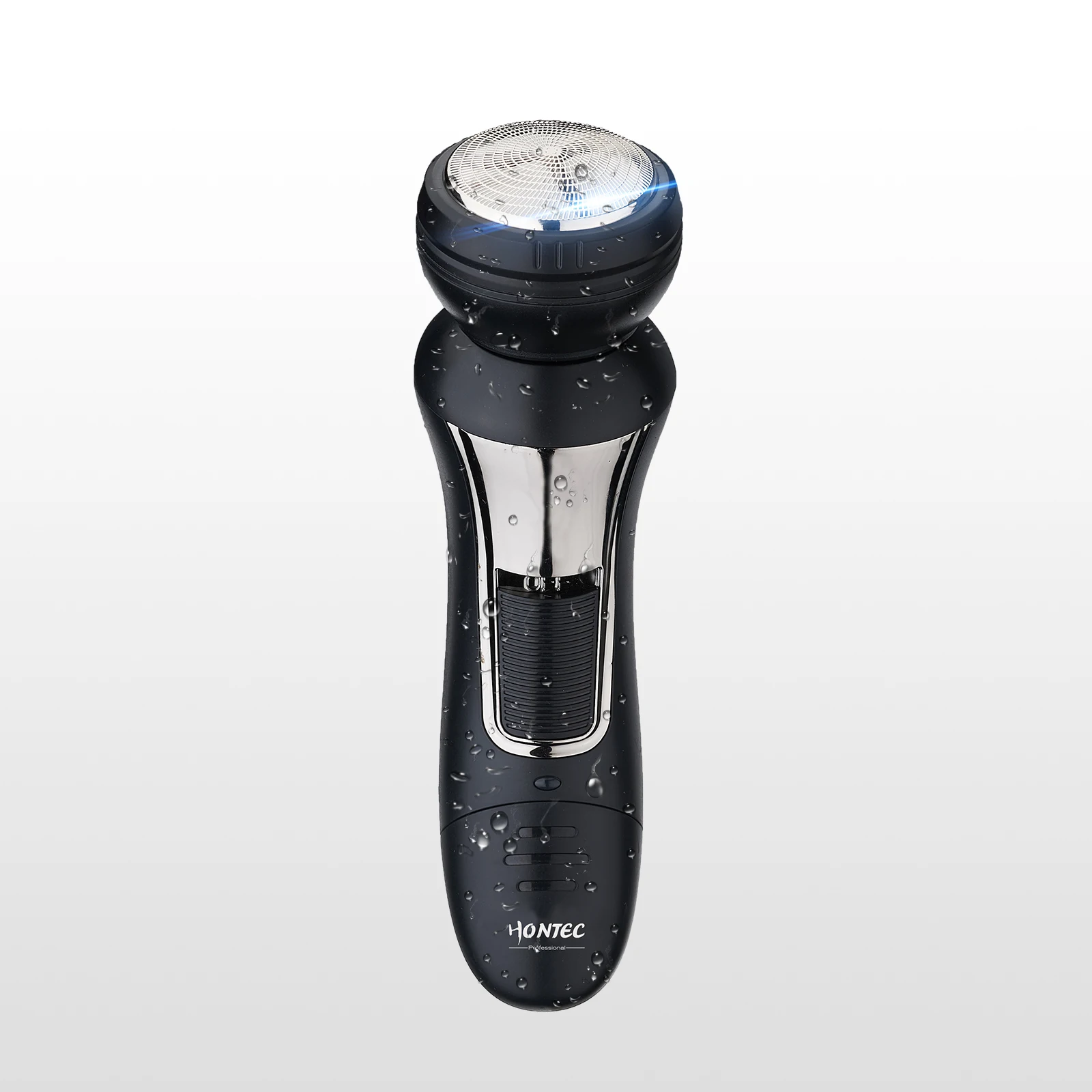 Hontec electric rotary men shaver single round blade razor USB rechargeable shaver