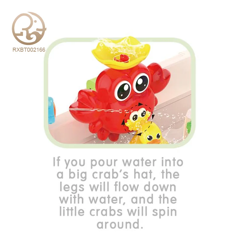 Factory supply fun animal shower play kids bathroom fish splash water table game baby fishing toys