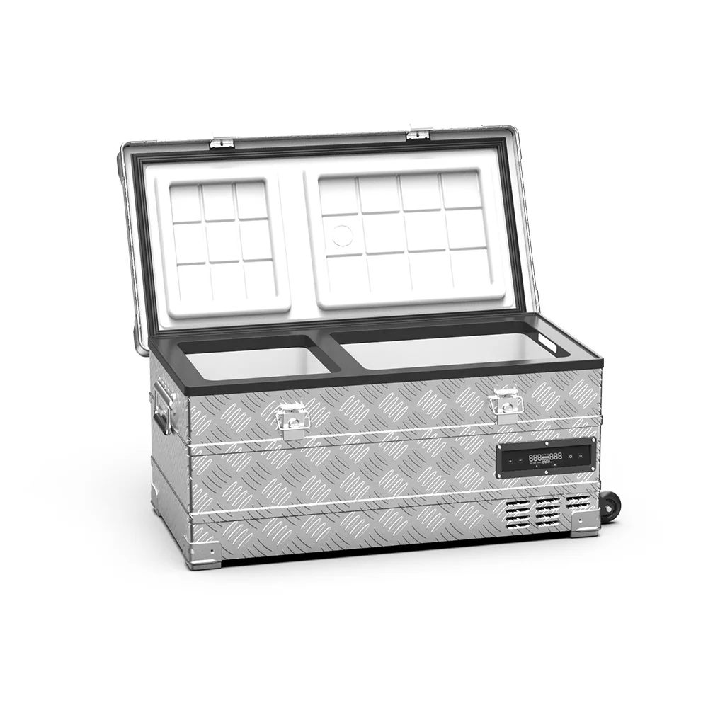 Alpicool Dual Zone12V 24V Fridges 42L cooler box car fridge freezer portable refrigerator