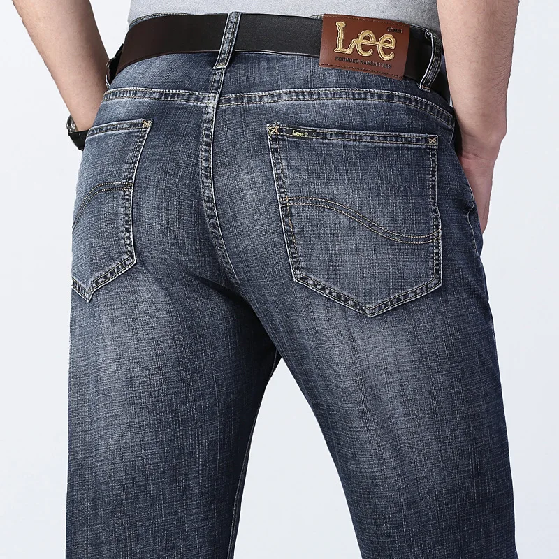 2022 wholesale fashion blue trousers stylish baggy boyfriend denim men jeans pant